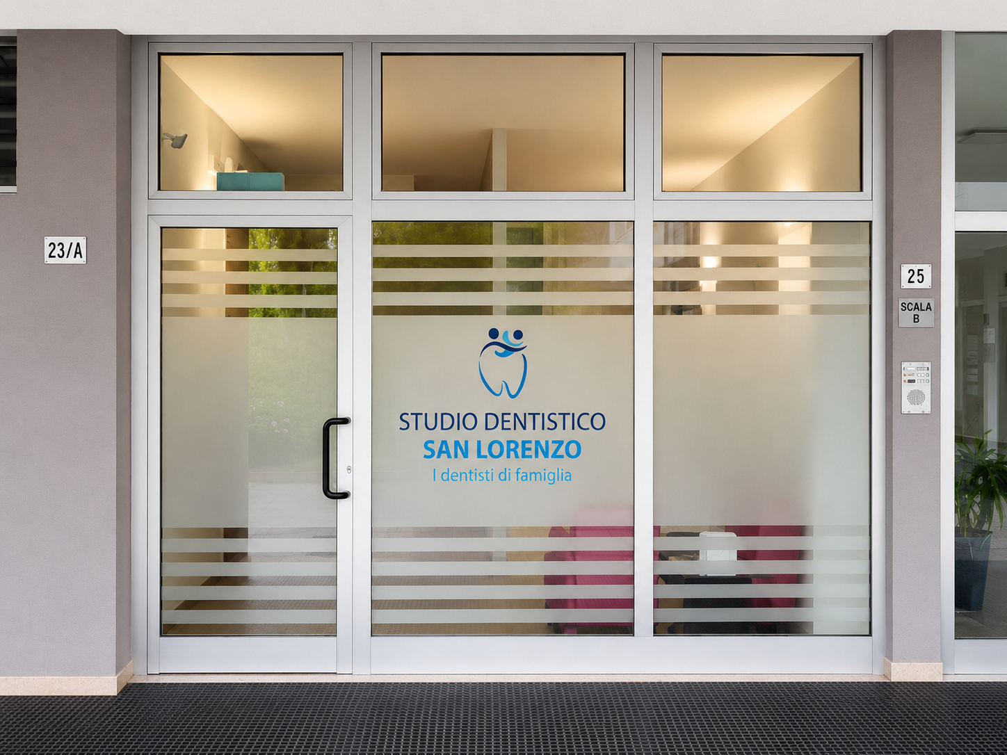 Ingresso dello Studio Dentistico San Lorenzo